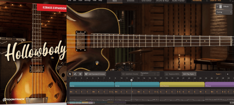 Toontrack Hollowbody EBX